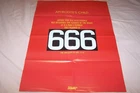 APHRODITE'S CHILD 666 / IRON MAIDEN LEGACY TOUR 2022 75X54 CM POSTER