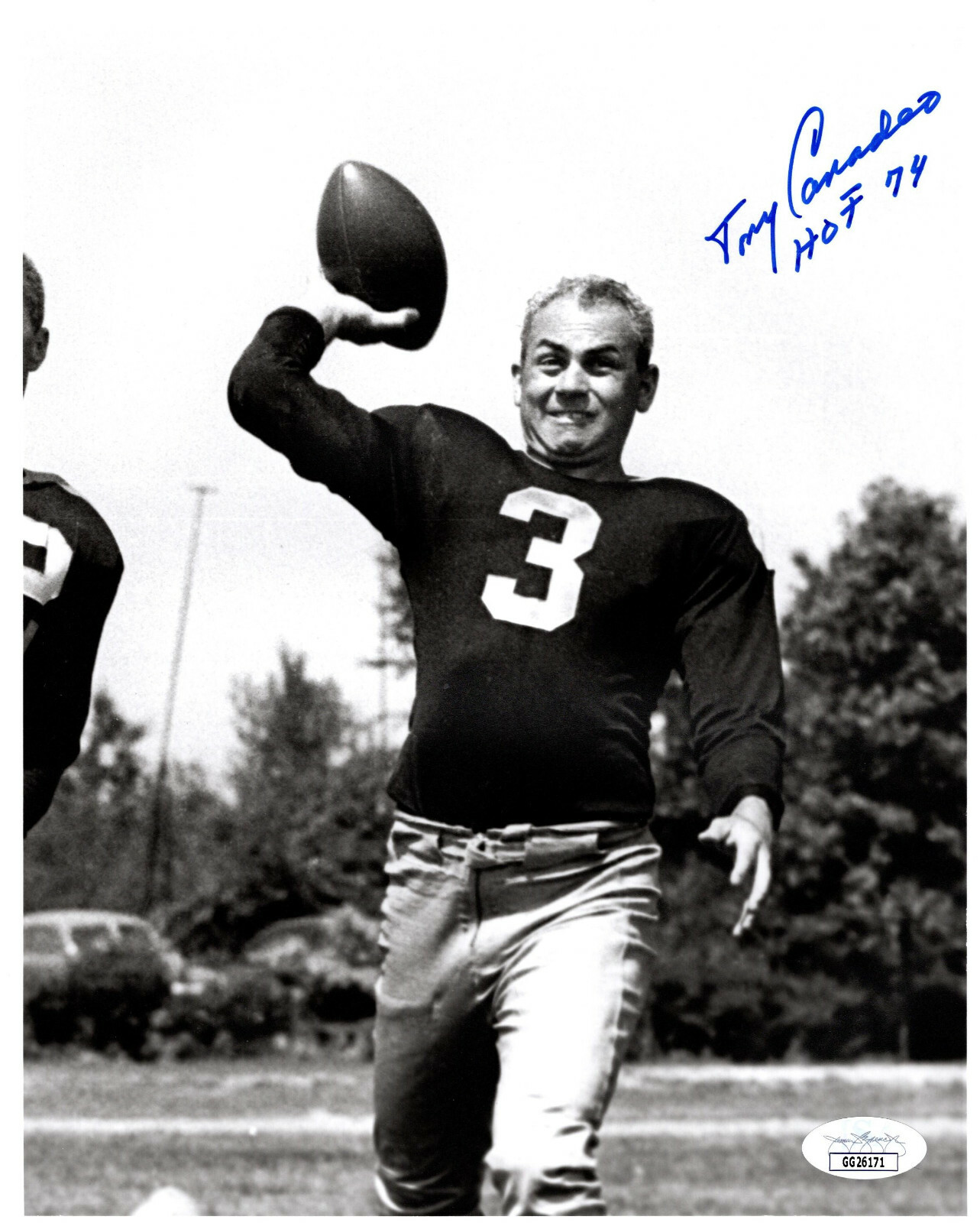 Tony Canadeo Autographed Signed Green Bay Packers Packers (d) 8X10 Photo #6 AUTO - HOF 1974 - 1944 Champ JSA 