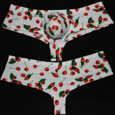 Men Sports Cheeky Brazil Bikini Boxer Underwear Guys Pouch Shorts Hipster Trunks