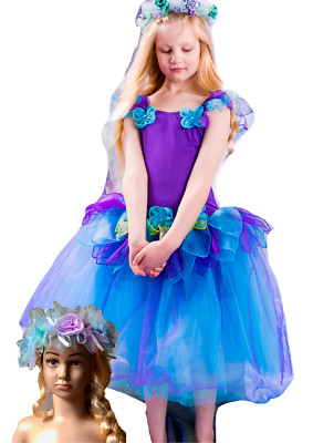 Girls Fairy Dress Costume Fairy Dress  Fairy dress-ups Plus Free Headpiece