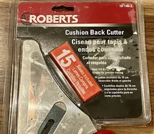 Roberts Cushion Back Cutter With 15 Heavy Duty Slotted Blades Model 10-146-3 NEW