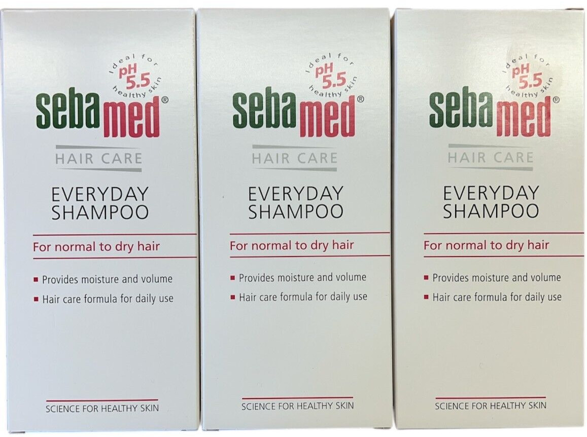 3x Sebamed Every-Day Shampoo für normales bis trockenes Haar 400ml (3x400ml)