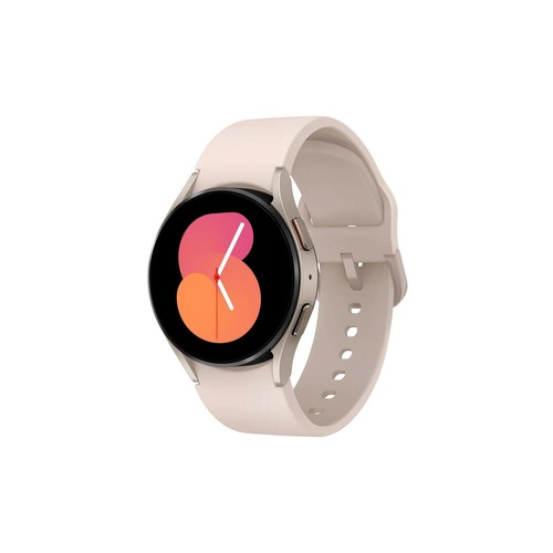 *RESET LIVE DEMO UNIT* SAMSUNG Galaxy Watch 5 | 40mm, Silber mit cremefarbenem Band