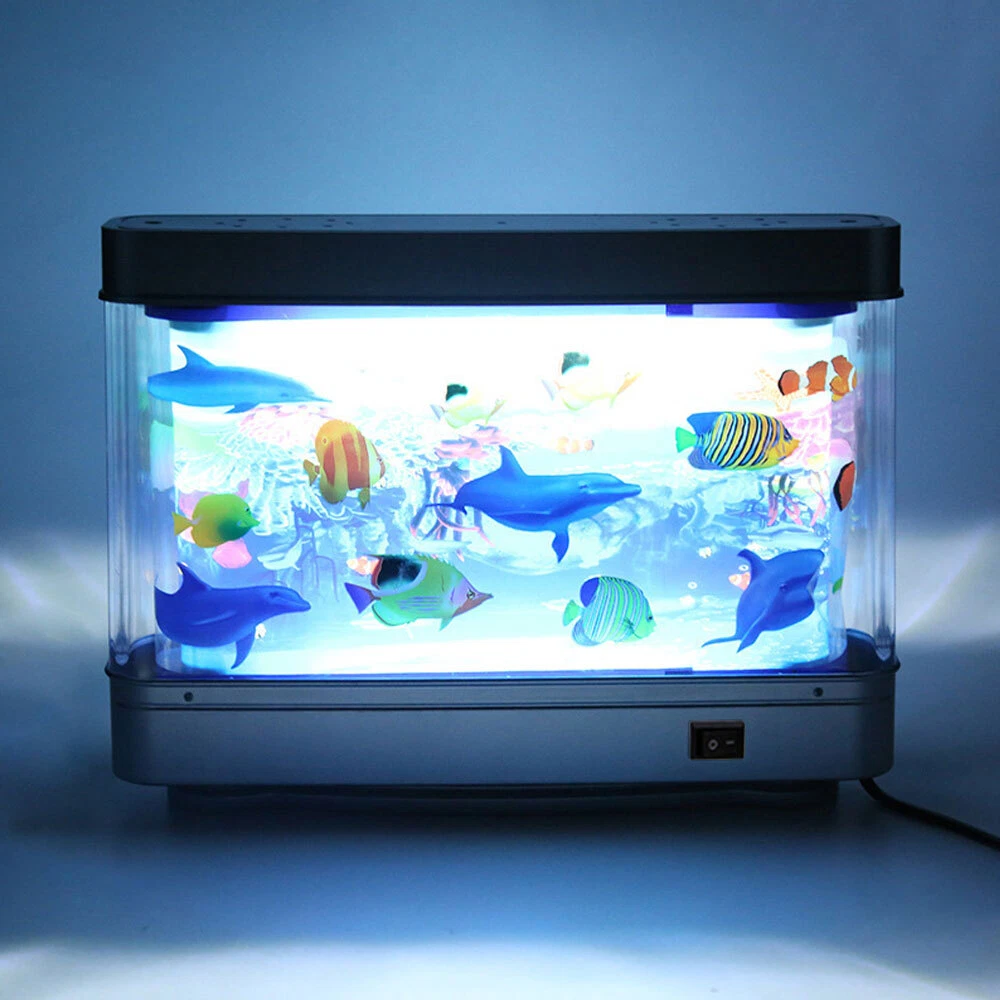 JINYEEZY Faux Aquarium Lampe Décorative Artificielle Tropical Fish