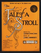 Marion Stanley "WIZARD OF OZ" George T. Smith / Byrd Dougherty 1905 Sheet Music