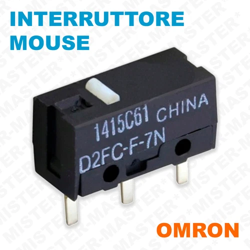 D2FC-F-7N OMRON MICRO INTERRUTTORE MOUSE MICRO SWITCH LOGITECH DELL IBM -4 PEZZI