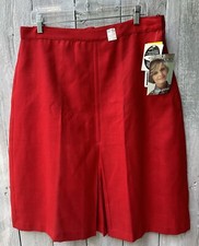 Vintage Florence Henderson The American Collection Dead stock Bright Red Skirt