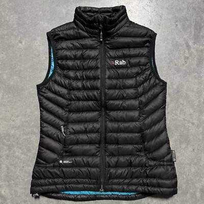 RAB Womens Microlight Down Puffer Vest Gilet Bodywarmer Pertex