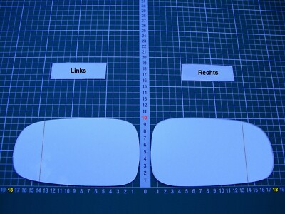 Außenspiegel Spiegelglas Ersatzglas Saab 9.5 ab 2002-2010 Links asph