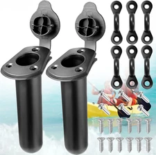Kayak Fishing Rod Holder,Kayak Deck Flush Mount Rod Holder Fishing Boat Rod H...