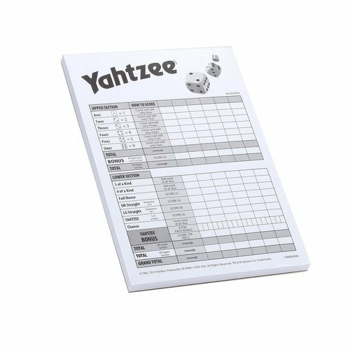 Hasbro Gaming - Yahtzee Score Pad 80 Sheets Replacement Game Refill 3 Pack 06100 - Picture 3 of 6