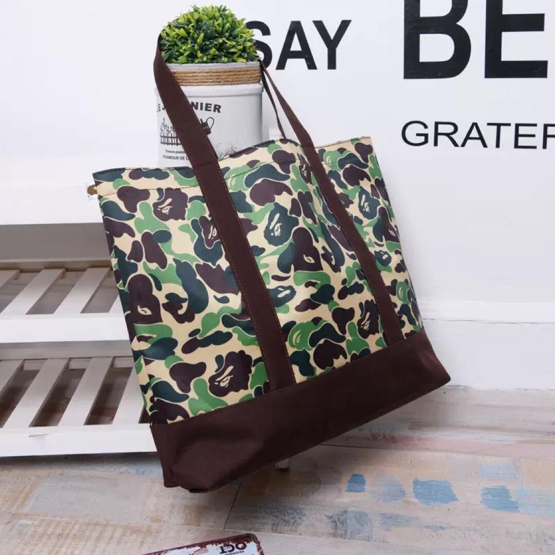 A Bathing Ape BAPE ABC Camo Tote Bag Emook 2010 Winter Collection 