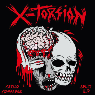 X-TORSION / CRUEL FACE - SPLIT 7'' EP, blastbeat, grind, fastcore,nashgul, denak