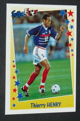 Figurine Panini Superfoot 1998-99 N°194 - Thierry Henry (France) - Sticker Non Collé