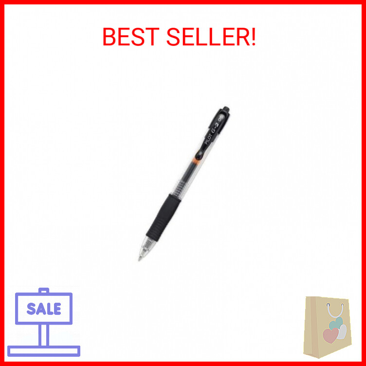 G2 Premium Retractable Gel Ink Pen, Refillable, Black Ink, .5mm, Dozen