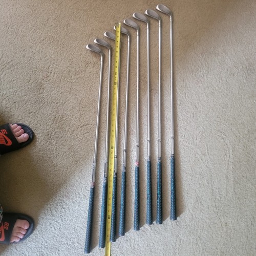 Vintage Browning 440 Iron Set 2-9 Stainless Steel 8 Golf Clubs Lot - Picture 18 of 19