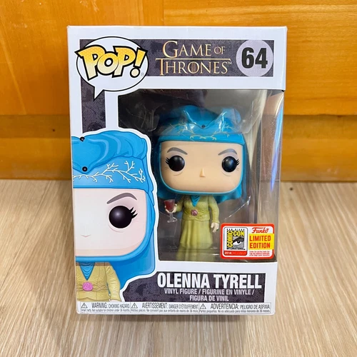 SDCC 2018 Funko Pop Game of Thrones Olenna Tyrell #64 Con Sticker Official MINT