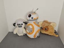 Lot Of Three Talking Star Wars Stuffed Plush Toy's Bb-8  More