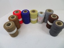 Lot of 9 Punch Needle Thread Yarn Multi Mixed Colors New and Used Unbranded