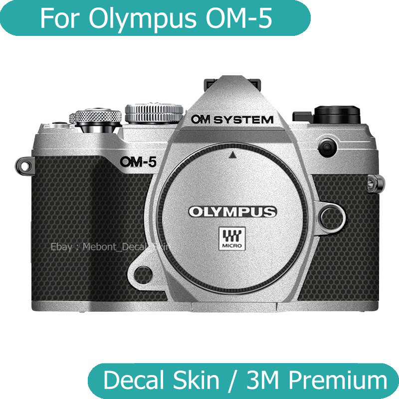 JJC Adesivo Protettivo Antigraffio Per Olympus OM SYSTEM OM-1 - Pellicola In Pelle Con Motivo Matrice - 4