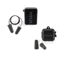 TITUS 32dB NRR Individually-Wrapped Pairs of Memory Foam Earplugs Multi-Pack