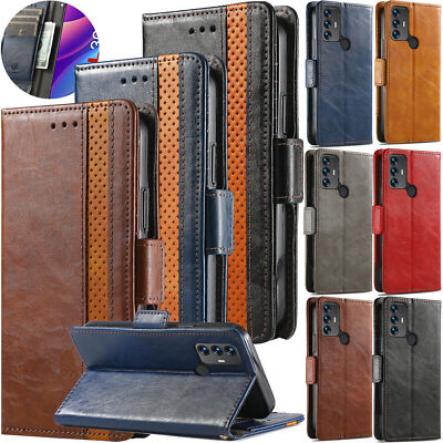 Leather Stand Magnetic Card Wallet Phone Case For TCL 40SE 40XE 30V 30SE 20R 405