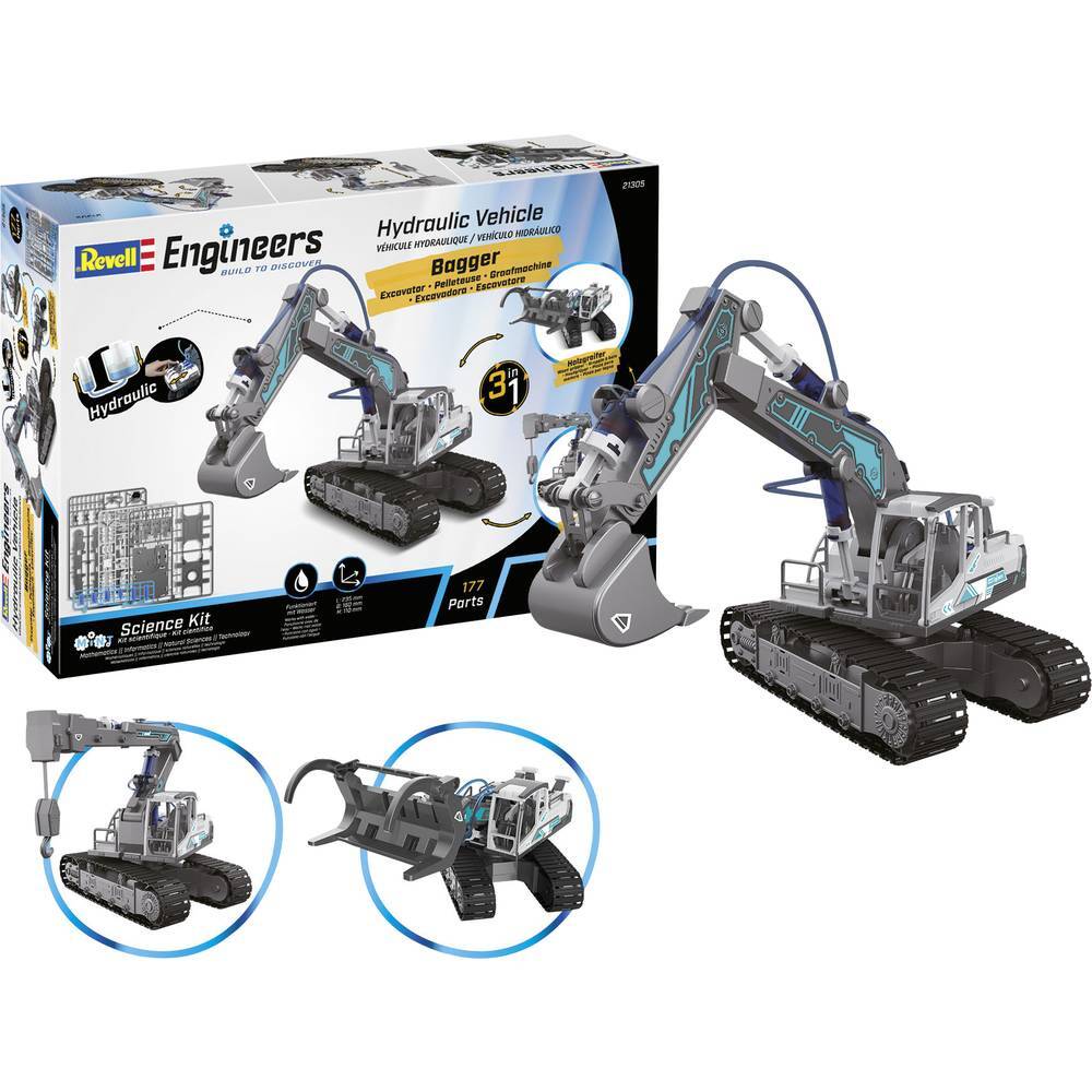 Modellino funzionante radiocomandato Revell Engineers 21305 Hydraulic Excavator
