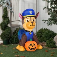 Gemmy Airblown Inflatable 3' Tall Paw Patrol Chase With Pumpkin Halloween Dec... on sale Gemmy Airblown Inflatable 3' Tall Paw Patrol Chase With Pumpkin Halloween Dec... on sale