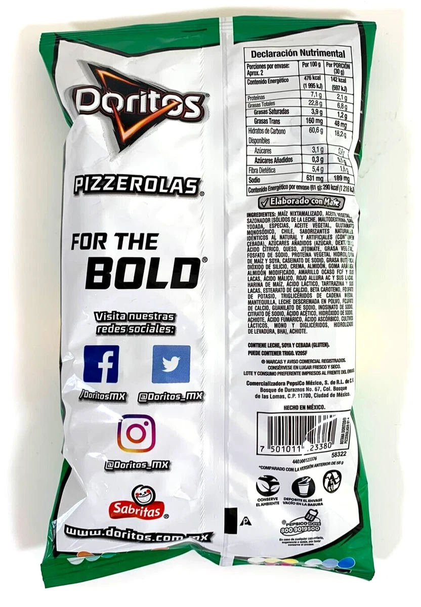 Doritos Original Nutrition Facts