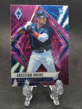 2021 Panini Chronicles - Phoenix Purple Velocity #23 Cristian Pache (RC)