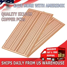 US Stock 2pcs Prototype PCB Universal Bread Board 5 x 10cm Sigle Side Copper
