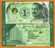 Guatemala, 1 Quetzal, 2024, P-New, UNC   Commemorative