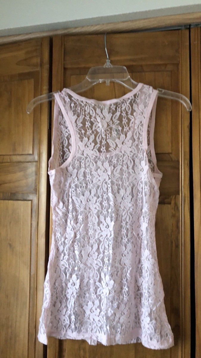 NWT Eyeshadow Light Pink Lace Razorback Medium View 3