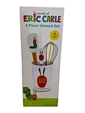 World of Eric Carle The Very  Hungry Caterpillar Set of 4 UTENSIL SET NEW