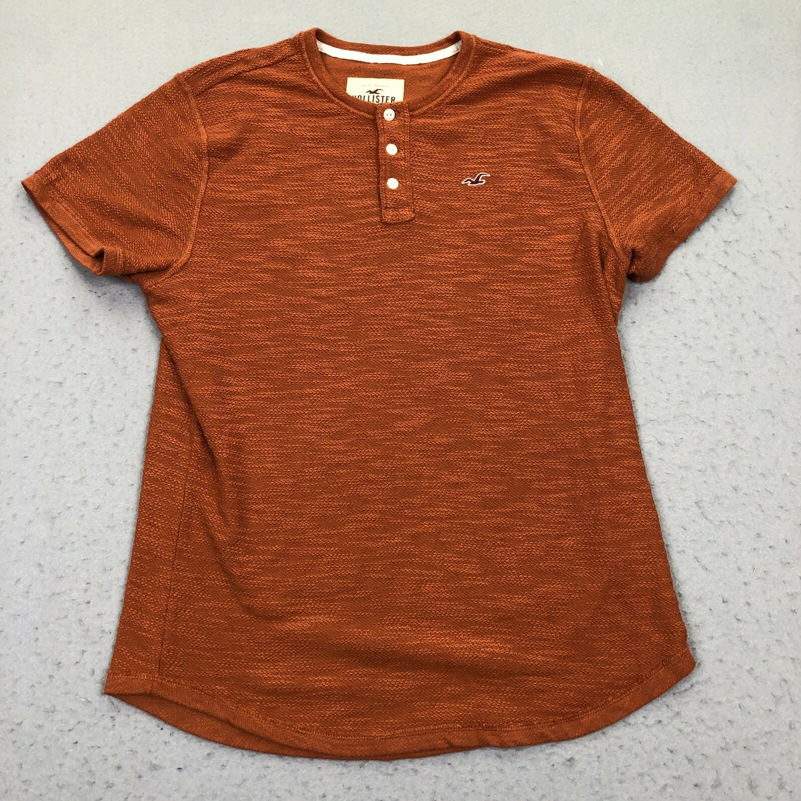 Купить Hollister T Shirt Men XL Orange 