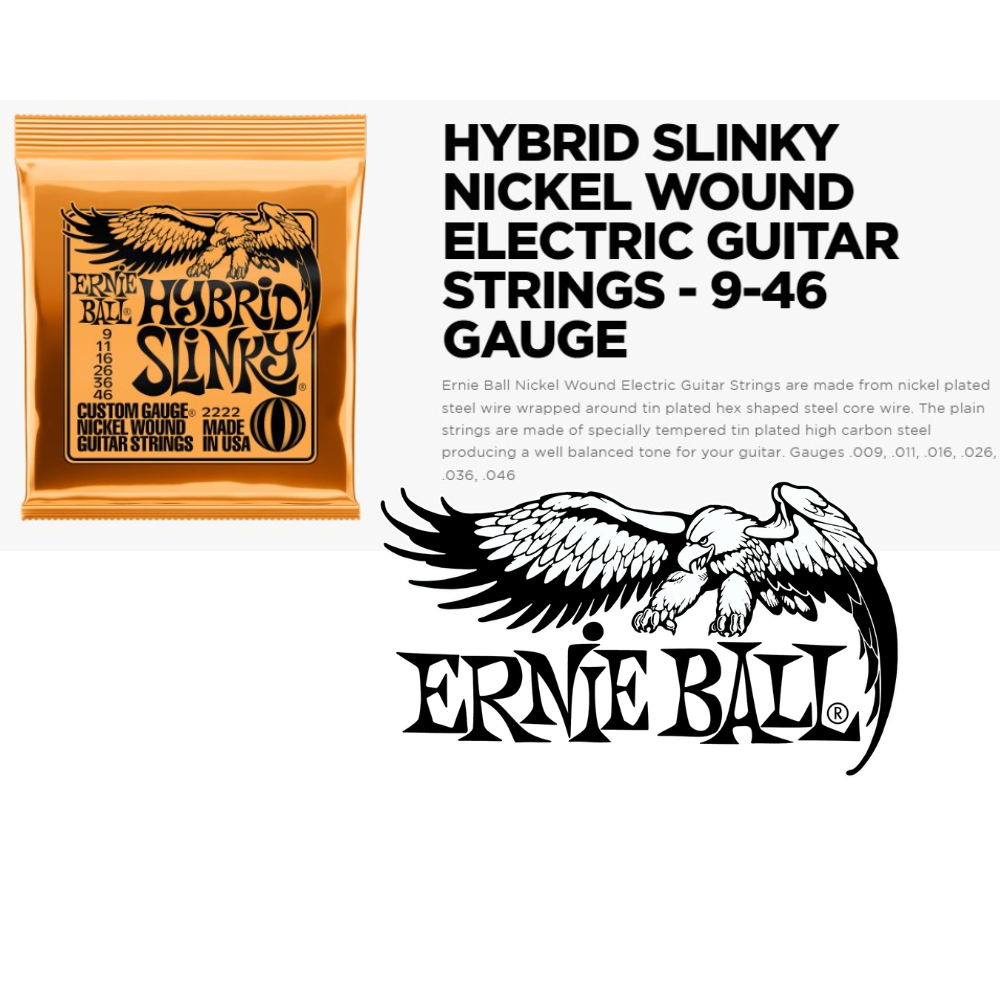 5 SETS Ernie Ball Electric Guitar Strings 0946 Hybrid Slinky Nickel Wound 2222 eBay