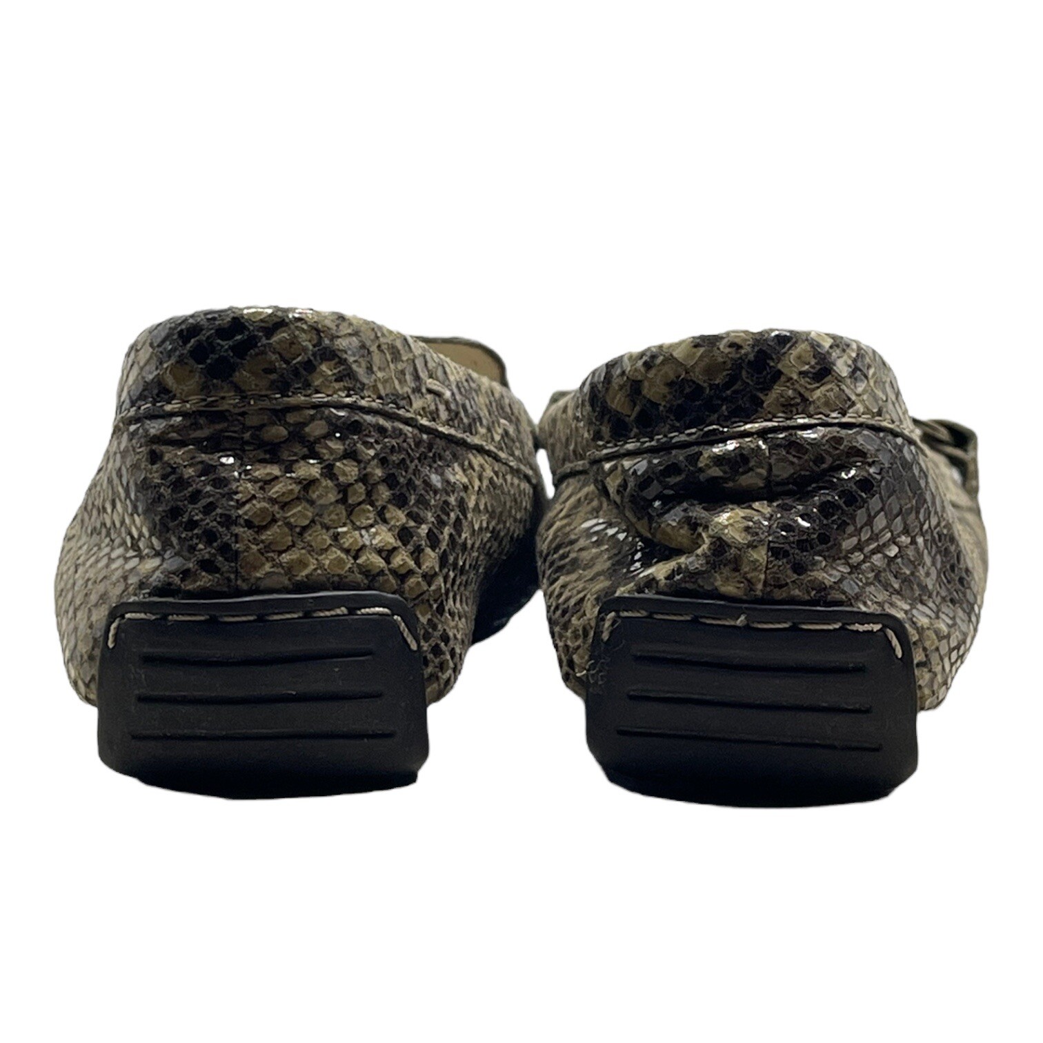 ANNE KLEIN Womens 6.5 Leather Python Loafers Flat… - image 8