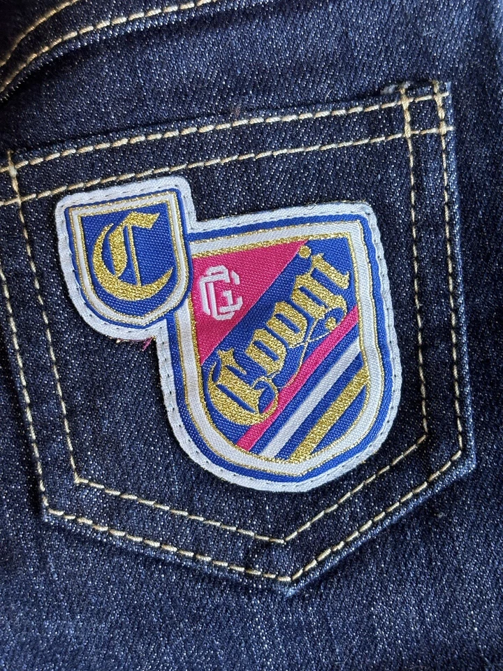 Jeans Coogi 12 meses logotipo cintura elástica niño bebé Foto 3 de 4