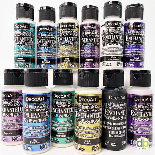 DecoArt Americana Enchanted / Shimmer Paint 2oz 59ml Topcoat