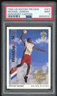 MICHAEL JORDAN 1993 UPPER DECK WORLD CUP #HC3 "HONORARY CAPTAINS" CARD PSA 9
