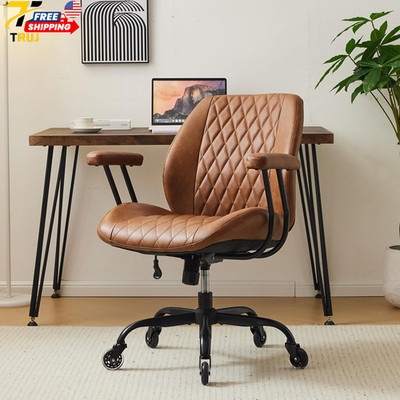 Home Office Desk Chair Office Rubber Casters Ergonomic Computer Chair with Lumba