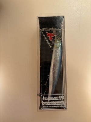 New Jackall Squad Minnow 128SP Large Jerkbait - HL Aurora Black 