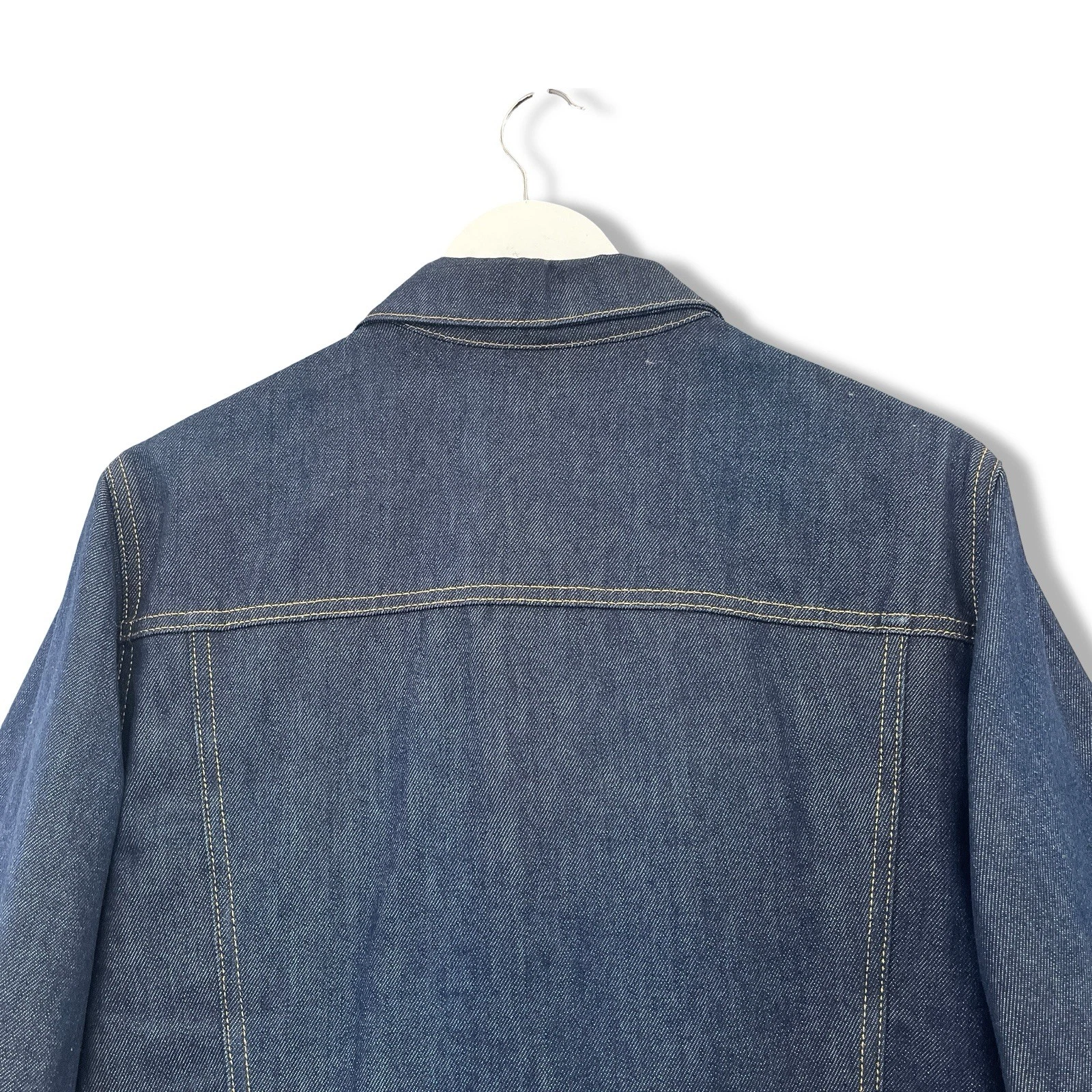 Hebtroco Lucky13 Selvedge Denim Jacket Men's Medium Navy image 12
