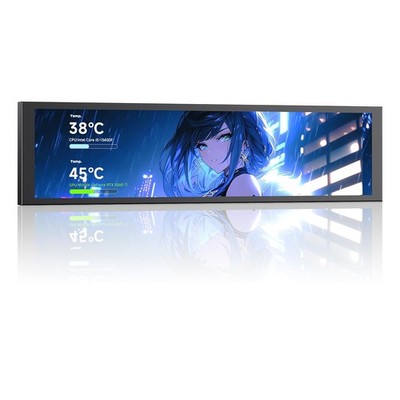 TZMRIT 9.16'' Universal LCD Screen Display for PC,Customizable ARGB