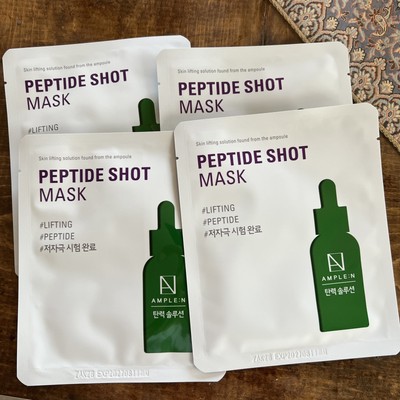US Seller [COREANA] Ample:N Peptide Shot Mask - 4pcs