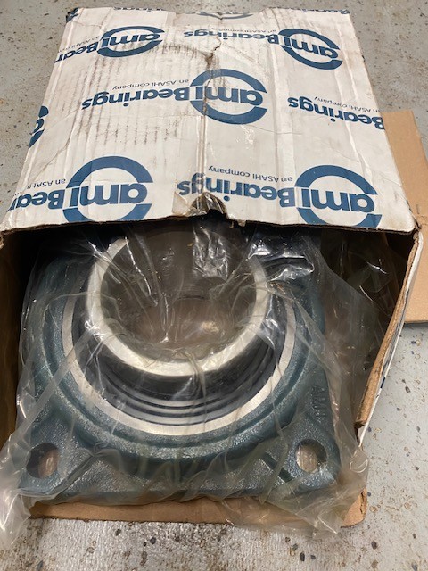 ami Bearing UCFX17-55  3-7/16" with Set Screw 4-Bolt Flange ((Brand New))!!!