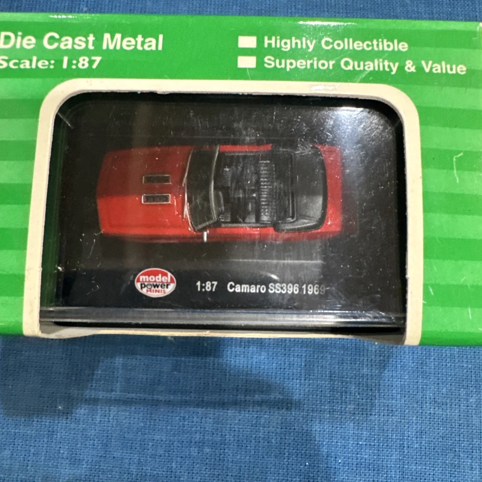 Model Power 19253, 1969 Chevy Camaro SS396,  Red 1/87 HO Scale - Image 2 of 2