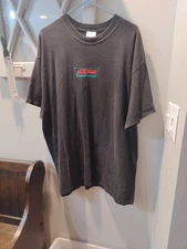 Vintage Y2K Krispy Kreme Donuts Short Sleeve T-Shirt Mens Large XXL BLACK 