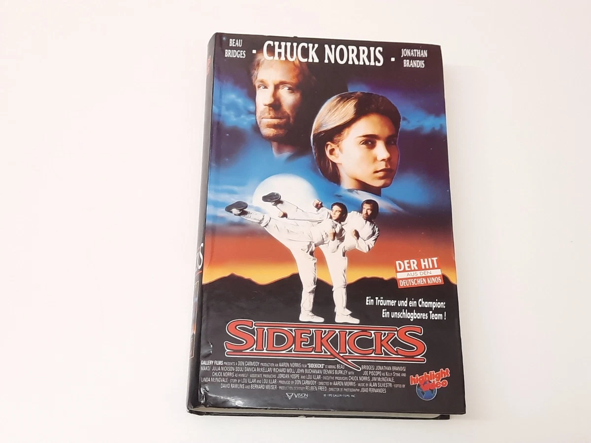 Sidekicks 1992 VHS German PAL Video Hartbox Chuck Norris Jonathan Brandis