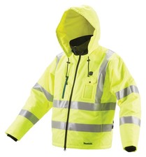 Makita DCJ206ZM 14.4/18V LXT High Visibility Heated Jacket  Medium